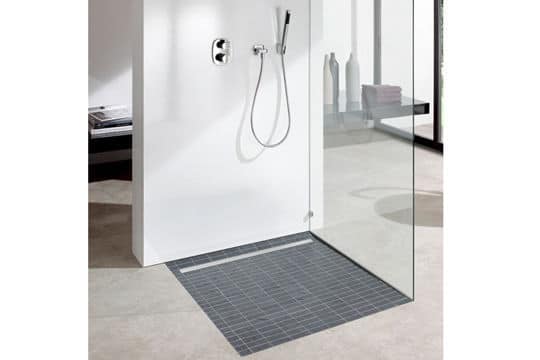 Extra plat, ce receveur effet douche à l'italienne @Espace Aubade Extra plat, ce receveur effet douche à l'italienne @Espace Aubade