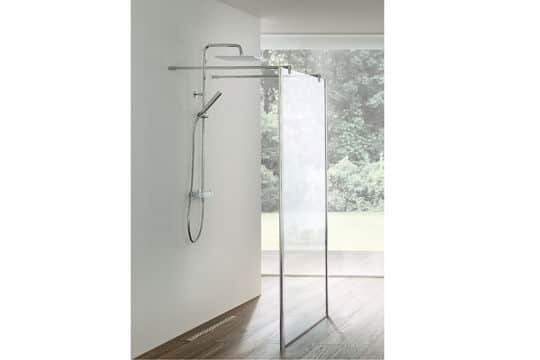 Paroi anti calcaire pour une douche à l'italienne @Nabis pour Brossette Paroi anti calcaire pour une douche à l'italienne @Nabis pour Brossette
